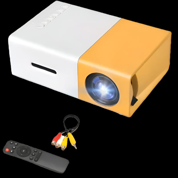 Mini Portable Projector with HDMI USB AV